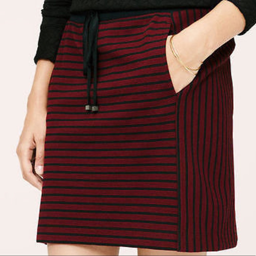 Flawless Lou & Grey stripedskirt